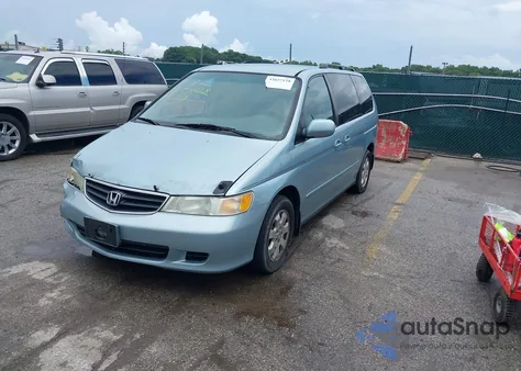 2004 Honda Odyssey Ex из США, поврежденный, VIN 5FNRL18824B100249